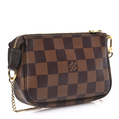 Louis Vuitton Damier Ebene Mini Pochette Accessories 3 of 7