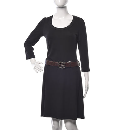 Gucci Guccissima Interlocking G Belt 100 40 Dark Brown 2 of 7