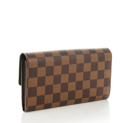 Louis Vuitton Damier Ebene Sarah Wallet 3 of 7