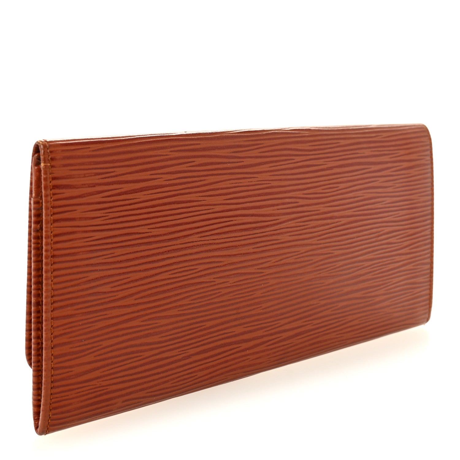 Louis Vuitton Epi Checkbook Holder Wallet Kenyan Fawn 3 of 7