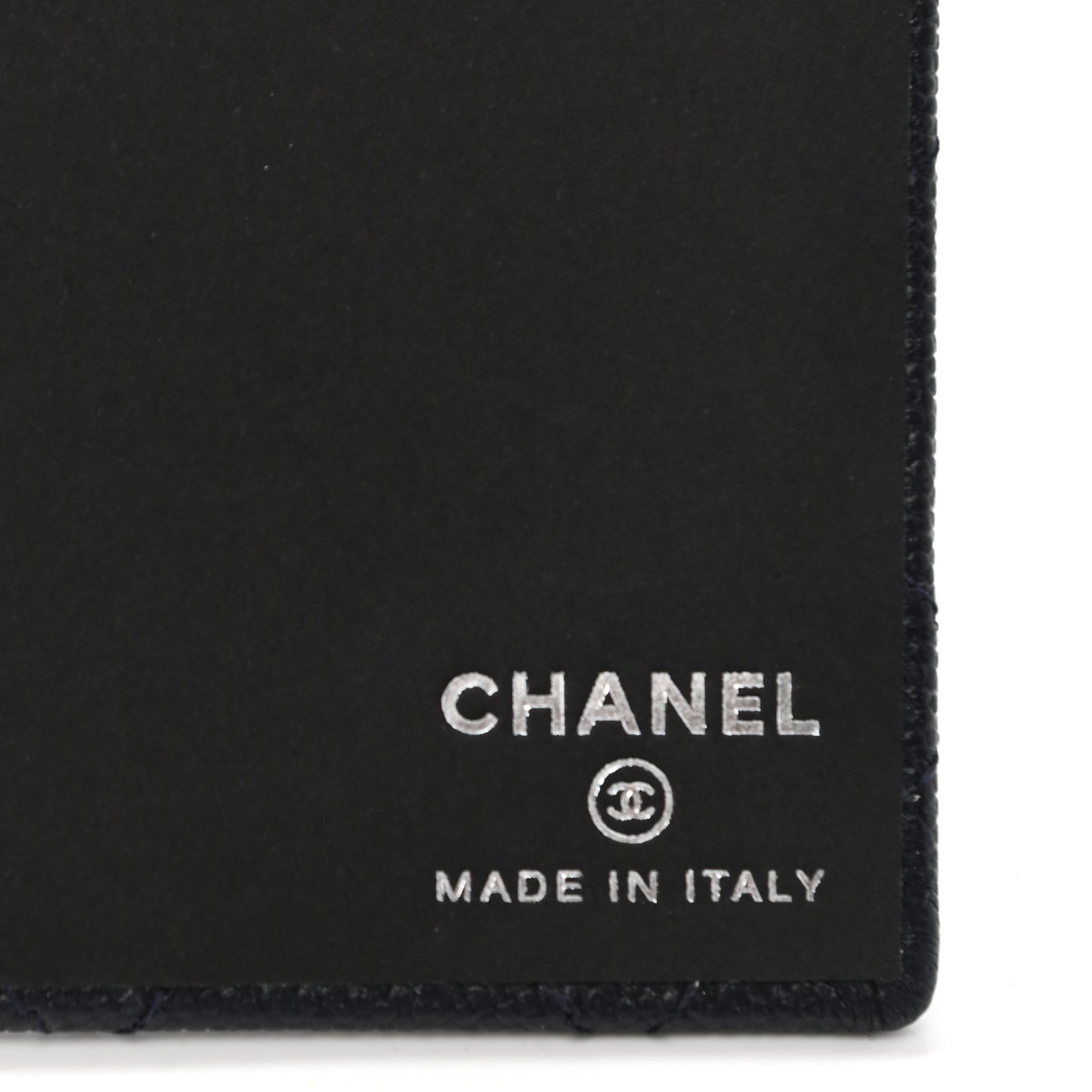 Caviar Quilted Notebook Black