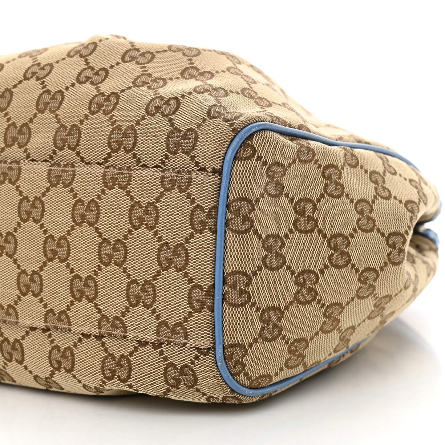 Monogram Lurex Medium Sukey Tote Blue