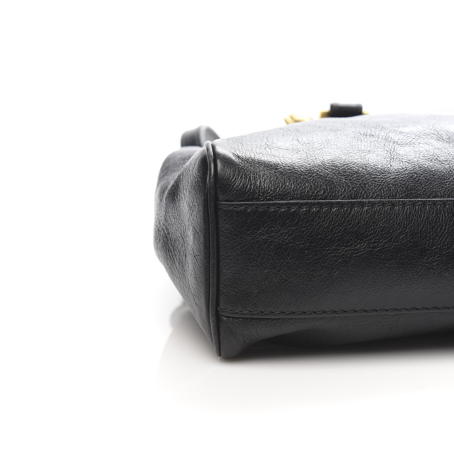 Gucci Calfskin Medium Re(Belle) Top Handle Bag Black 9 of 11