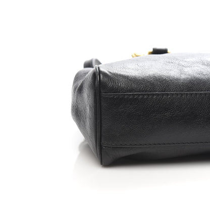 Gucci Calfskin Medium Re(Belle) Top Handle Bag Black 9 of 11