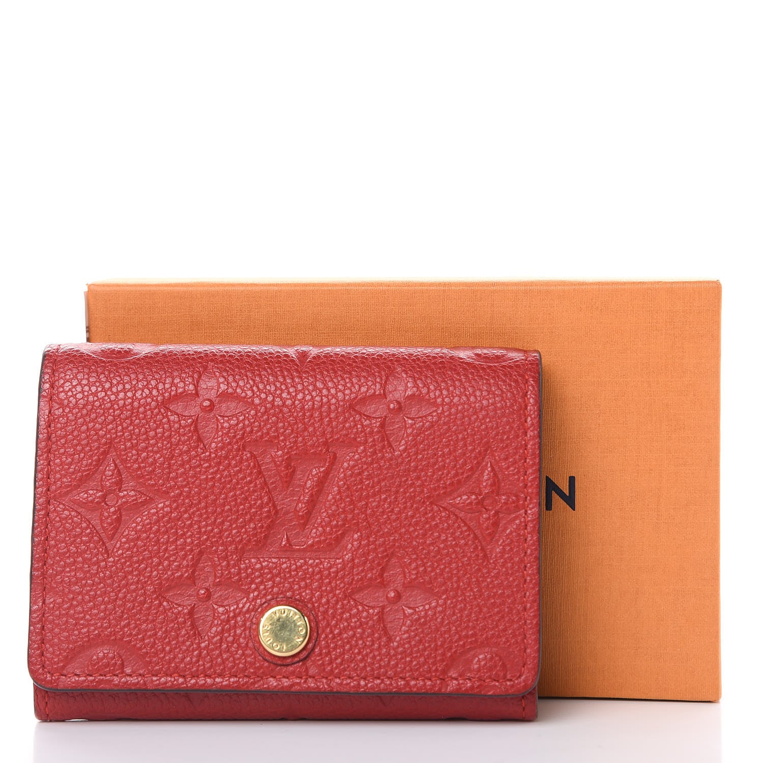 Louis Vuitton Empreinte Business Card Holder Cherry 8 of 8