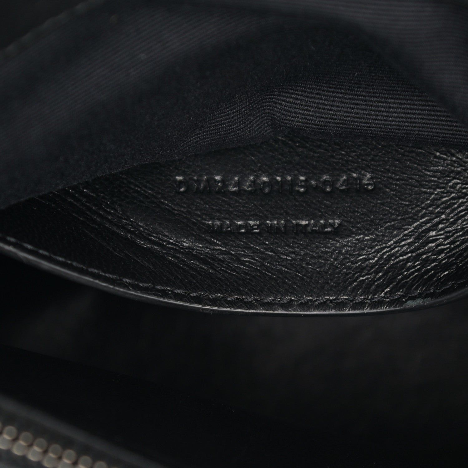 Saint Laurent Calfskin Mixed Matelasse Triquilt Large Monogram Satchel Black 8 of 12