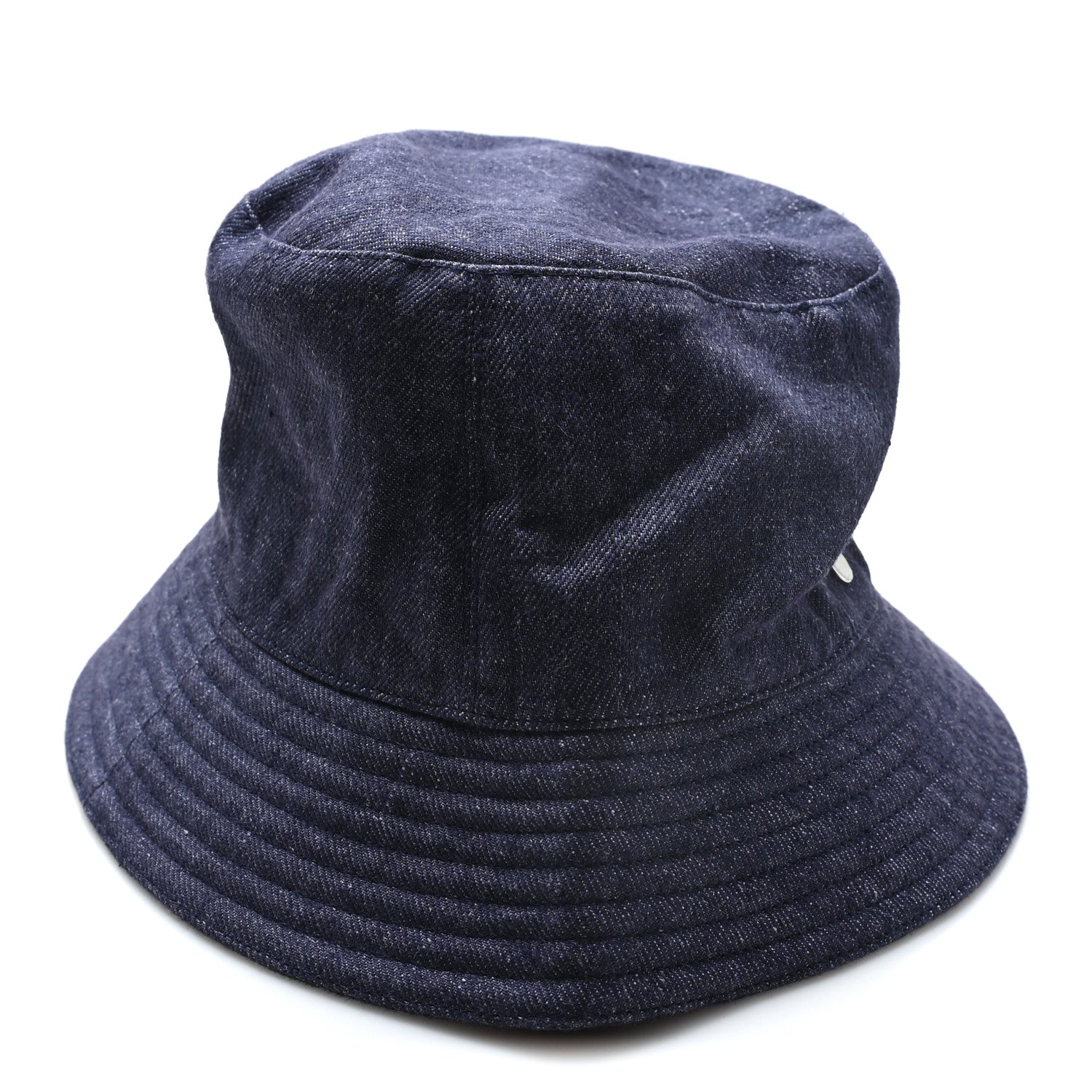Hermes Denim Eden Bucket Hat 56 Indigo 6 of 8