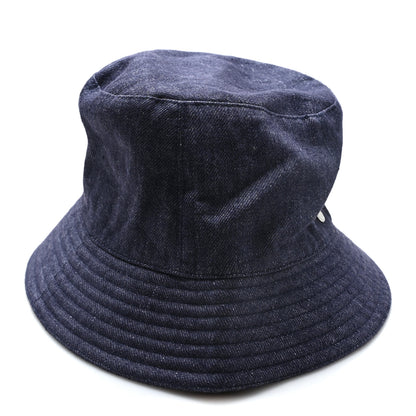 Hermes Denim Eden Bucket Hat 56 Indigo 6 of 8