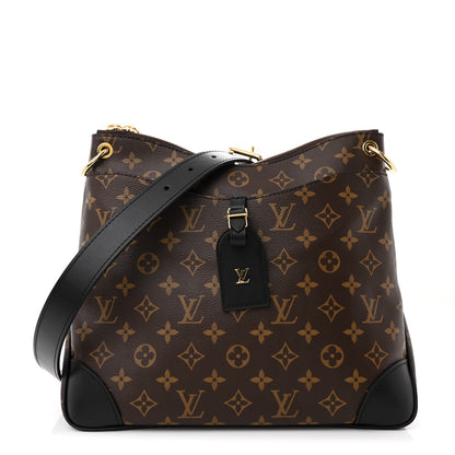 Louis Vuitton Monogram Odeon MM Black 1 of 9