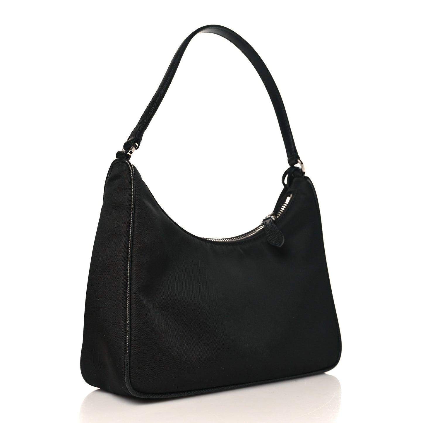 Tessuto Nylon Saffiano Mini Re-Edition 2005 Bag Black