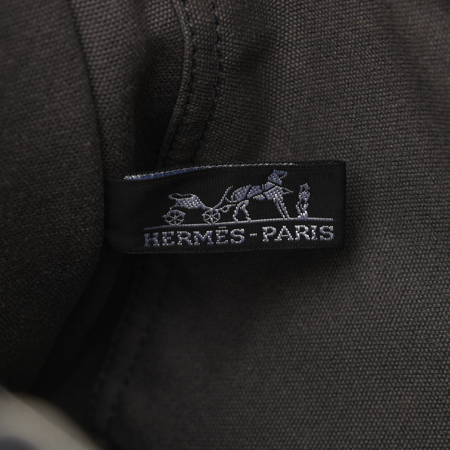 Hermes Canvas Fourre Tout PM Grey 6 of 9