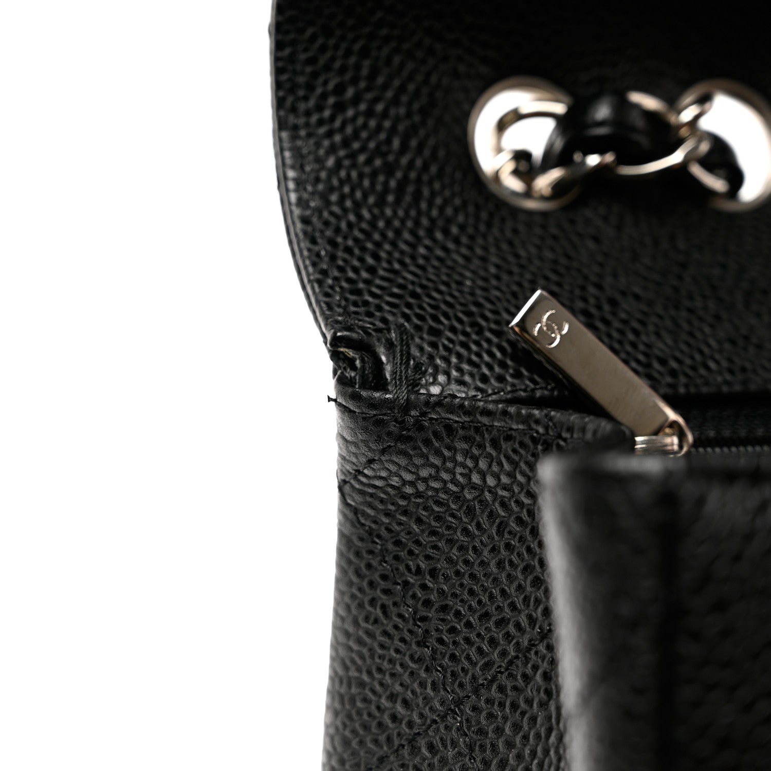 Chanel Caviar Quilted Jumbo Single Flap Black 11 of 11