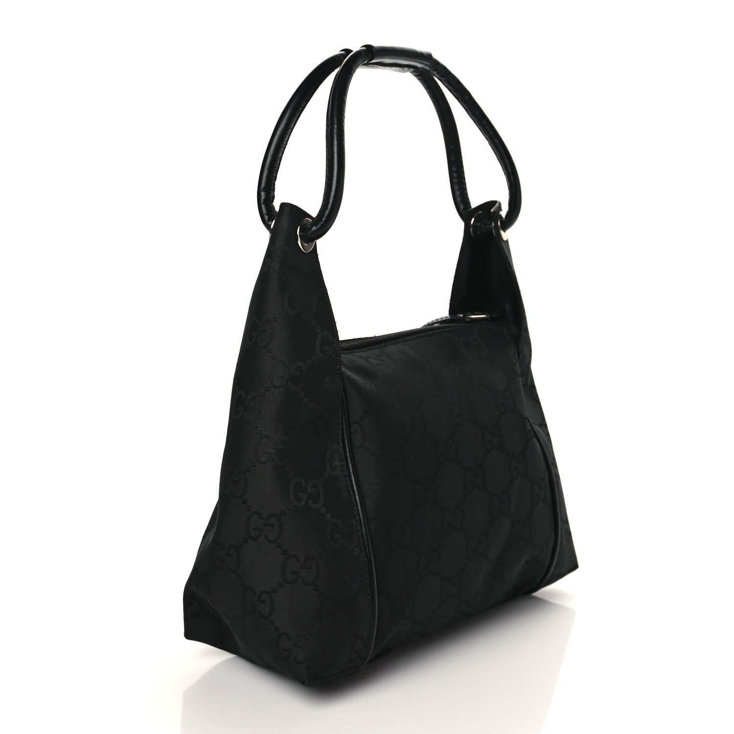 Gucci Nylon Monogram Tote Black 2 of 8