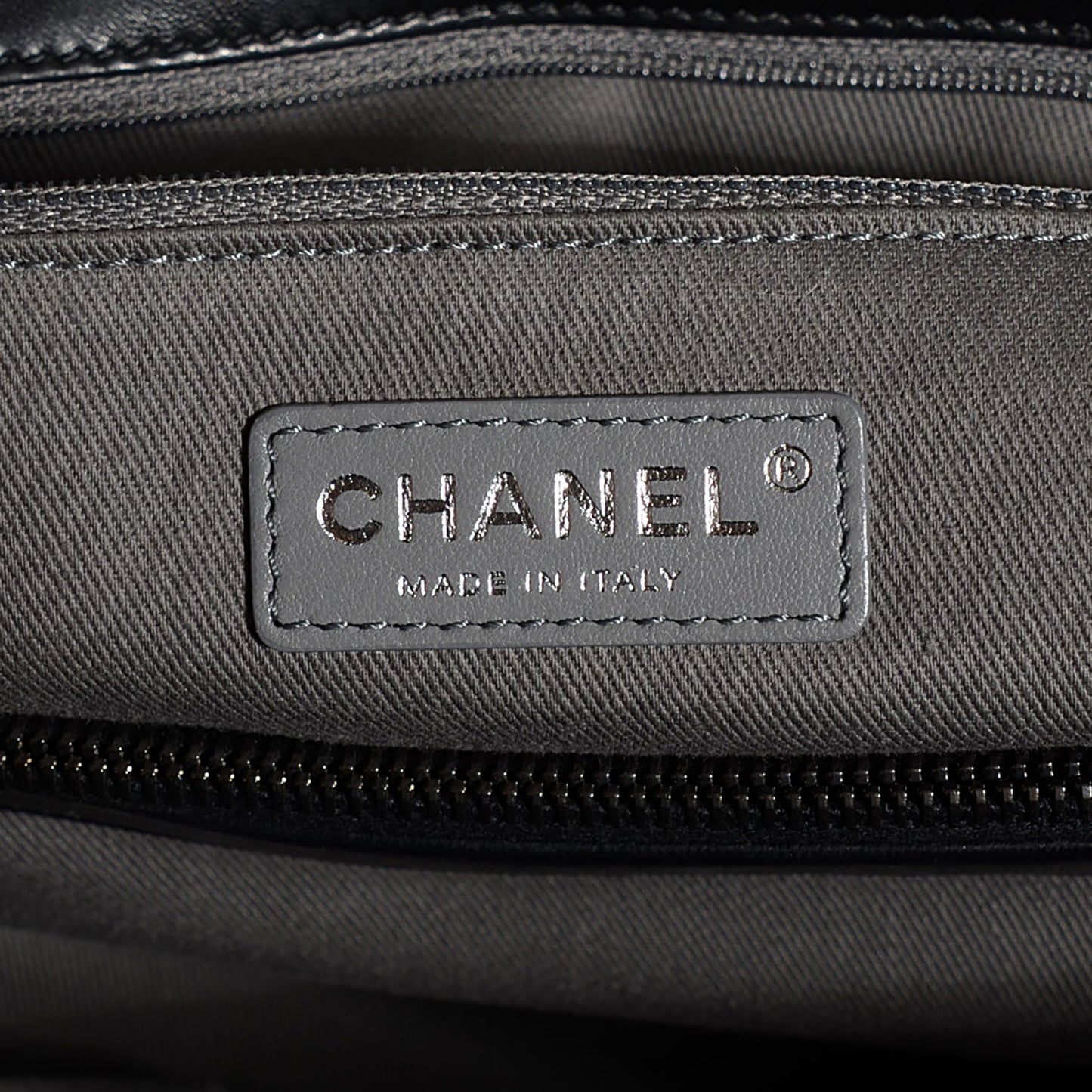 Lambskin Quilted Large Antik Boy Flap Black