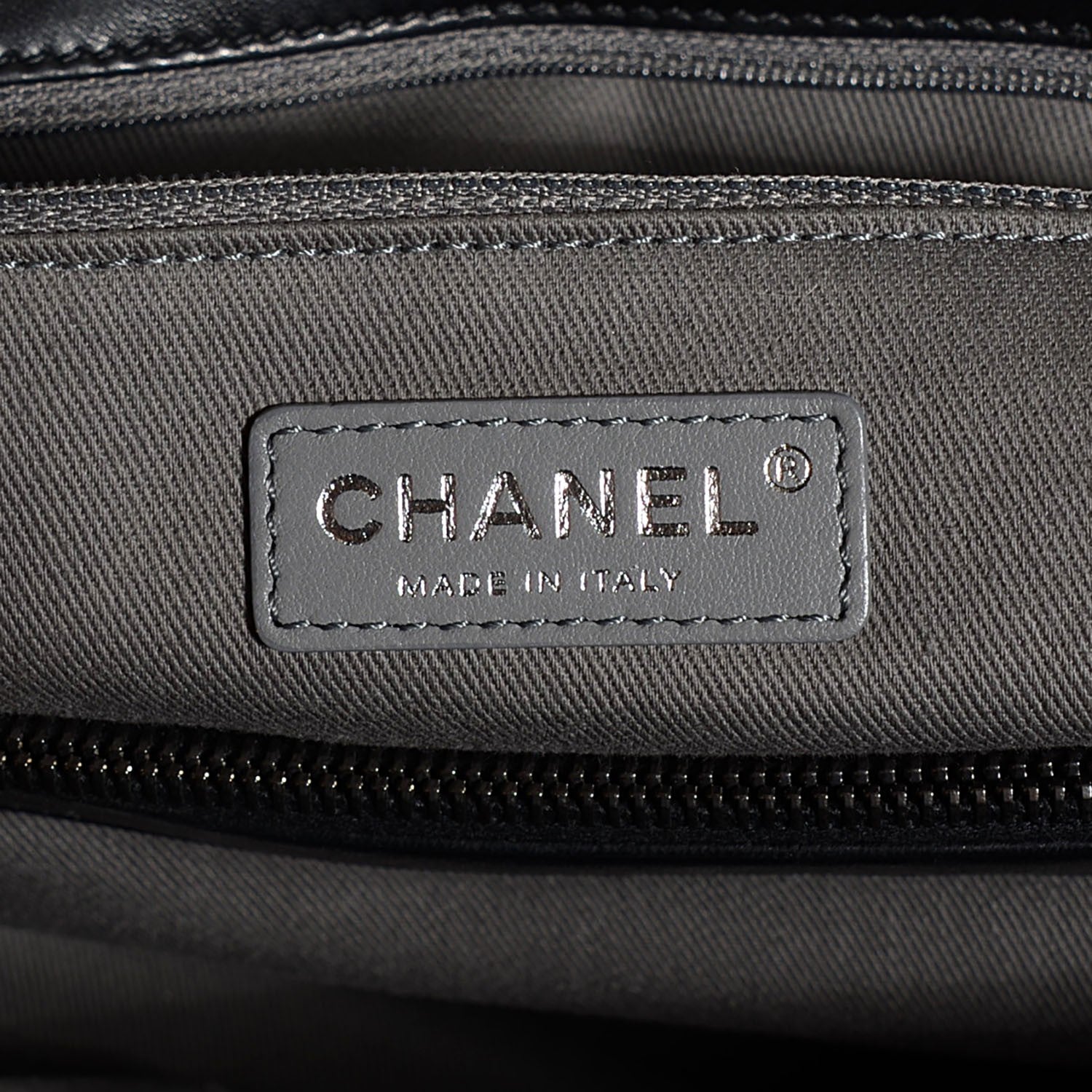 Chanel Lambskin Quilted Large Antik Boy Flap Black 8 of 9