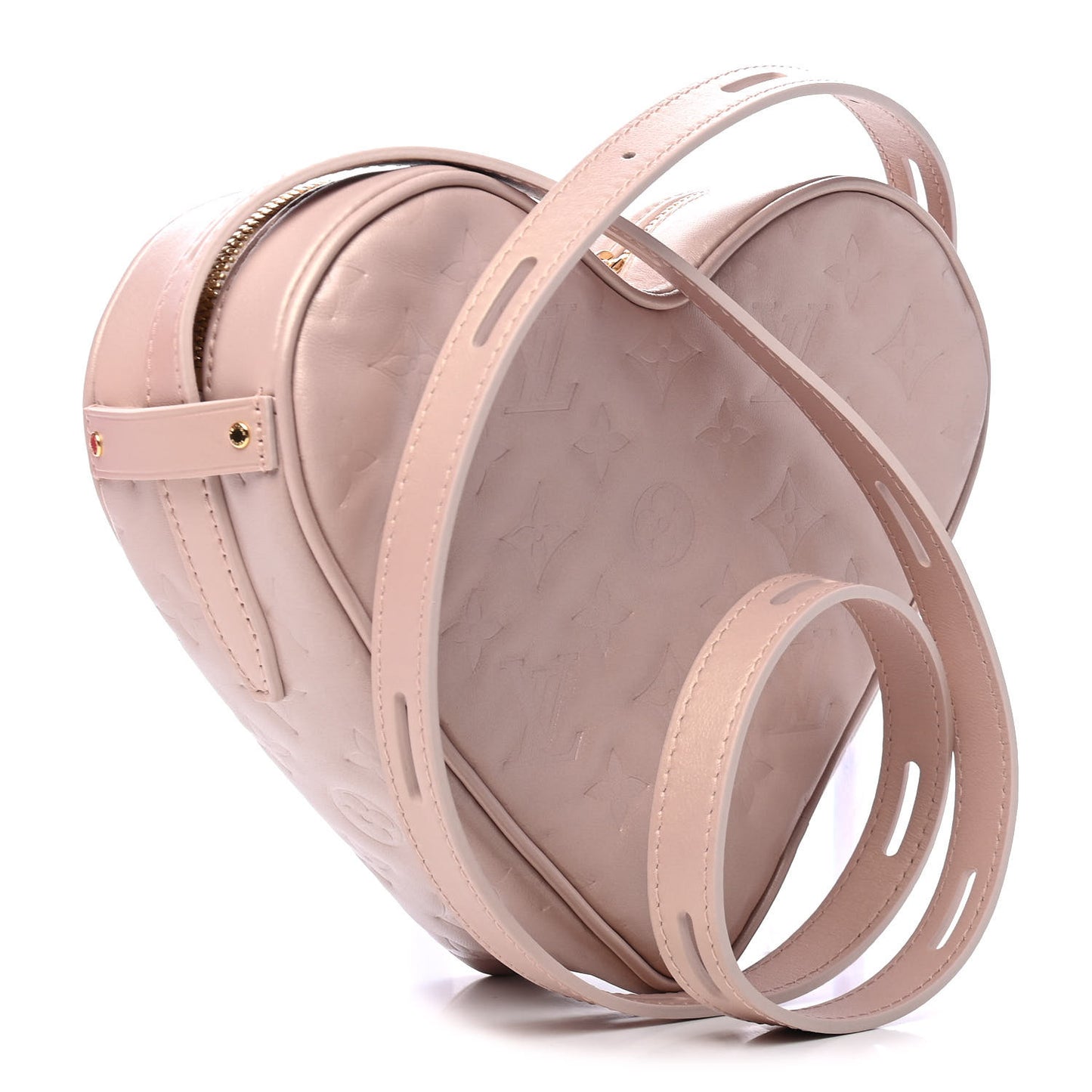 Lambskin Embossed Monogram Fall In Love Sac Coeur Light Pink