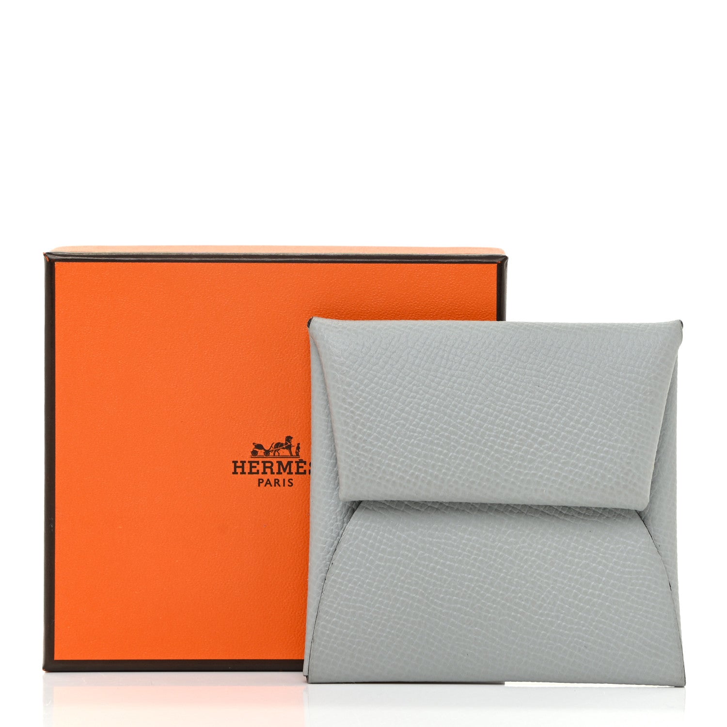 Hermes Epsom Bastia Coin Purse Bleu Glacier 10 of 10