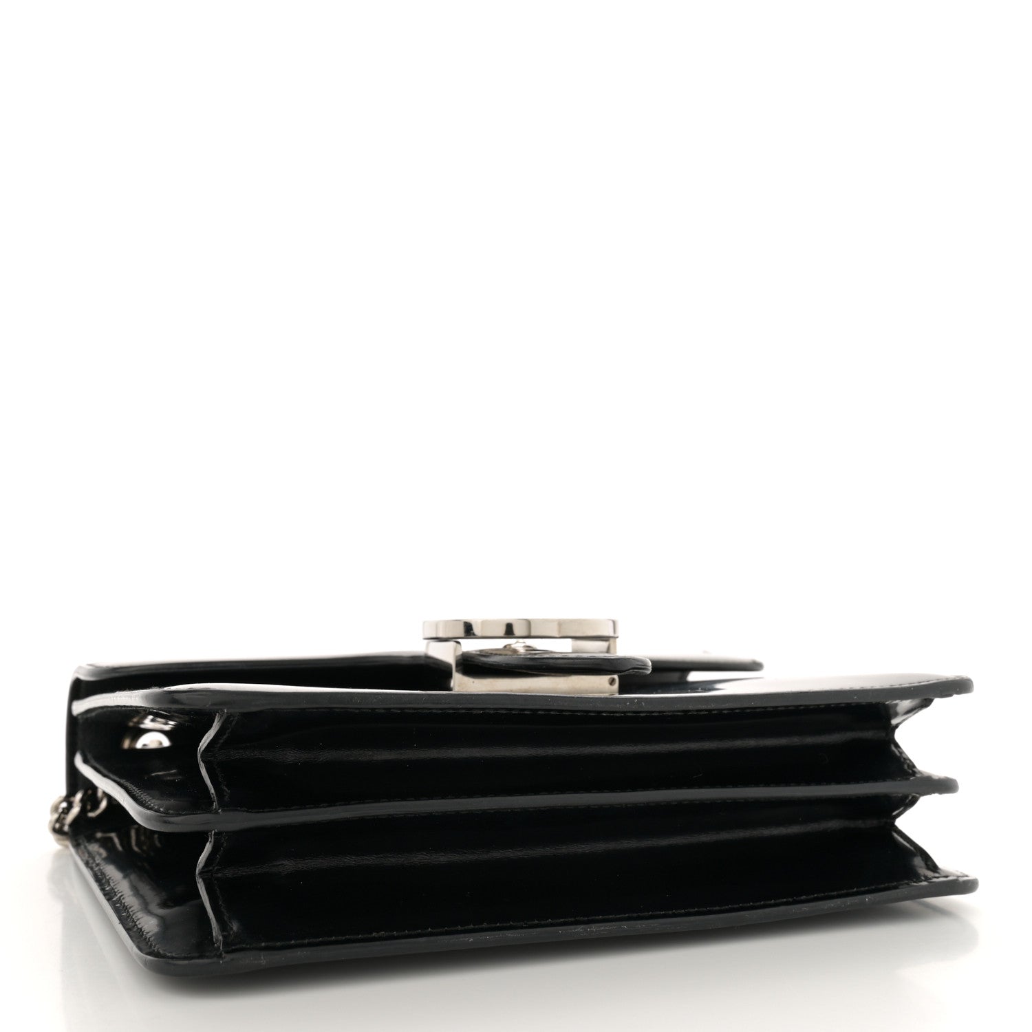 Gucci Shade Lux Calfskin Small Interlocking G Shoulder Bag Black 4 of 16