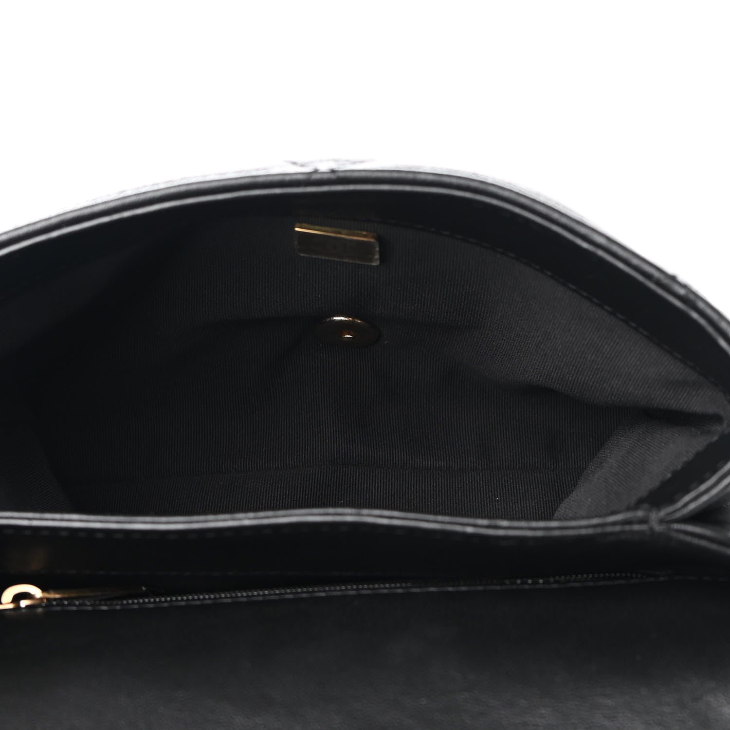 Chanel Lambskin Quilted Chain Top Handle Flap Black 5 of 9