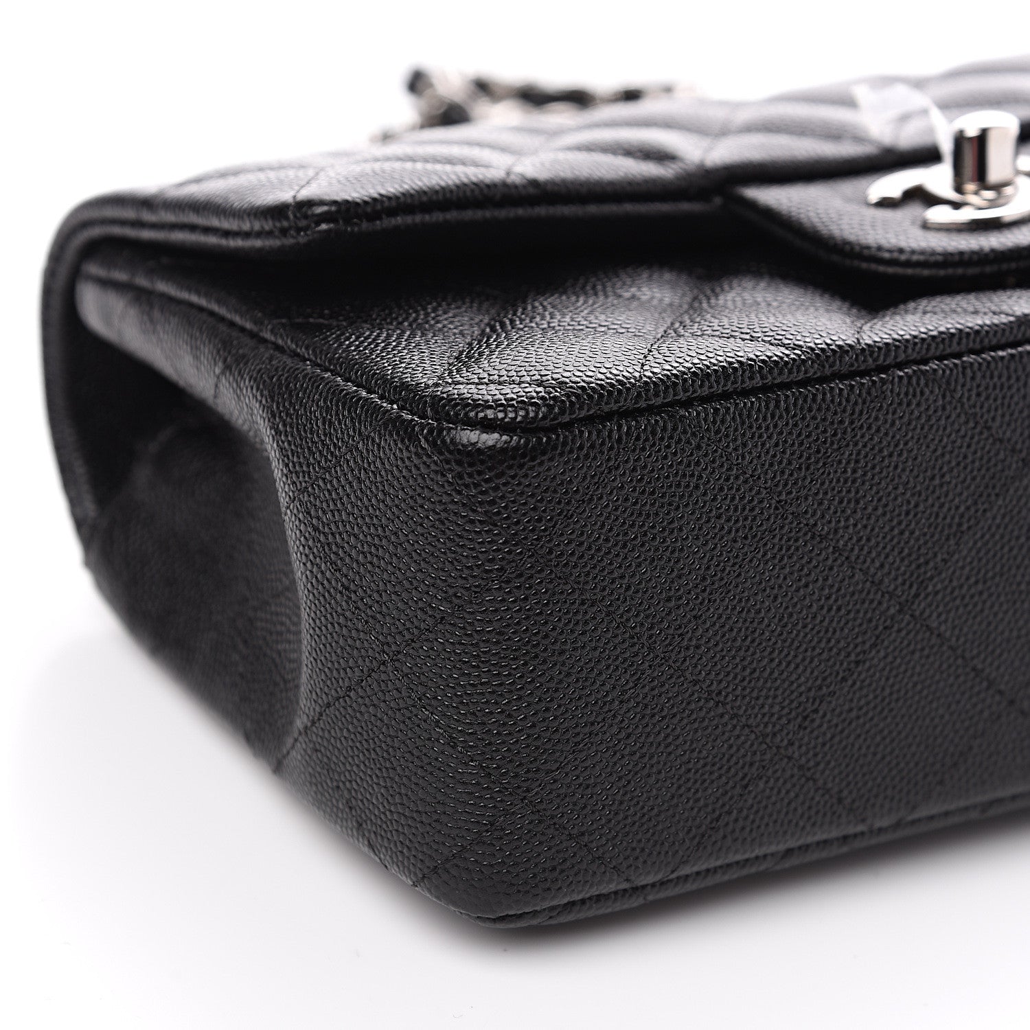 Chanel Caviar Quilted Mini Rectangular Flap Black 7 of 9