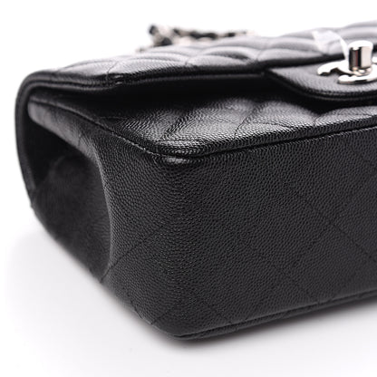 Chanel Caviar Quilted Mini Rectangular Flap Black 7 of 9
