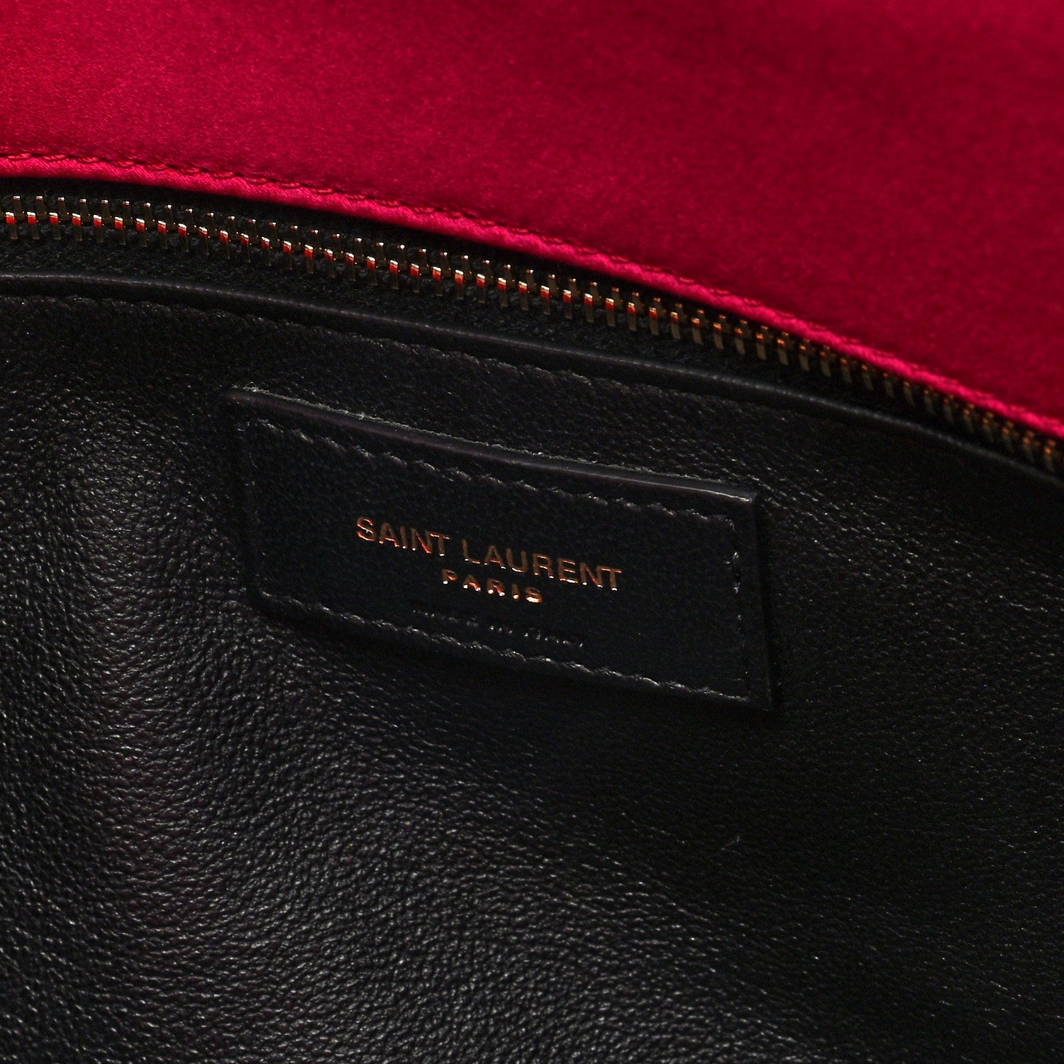 Saint Laurent Satin Quilted Sade Puffer Envelope Clutch Bubblegum 6 of 7