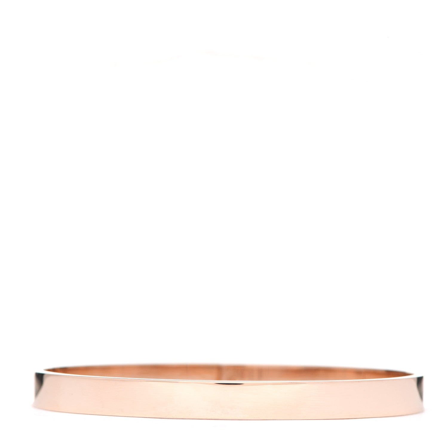 Hermes 18K Rose Gold Diamond PM Kelly Pave Bracelet SH 3 of 5