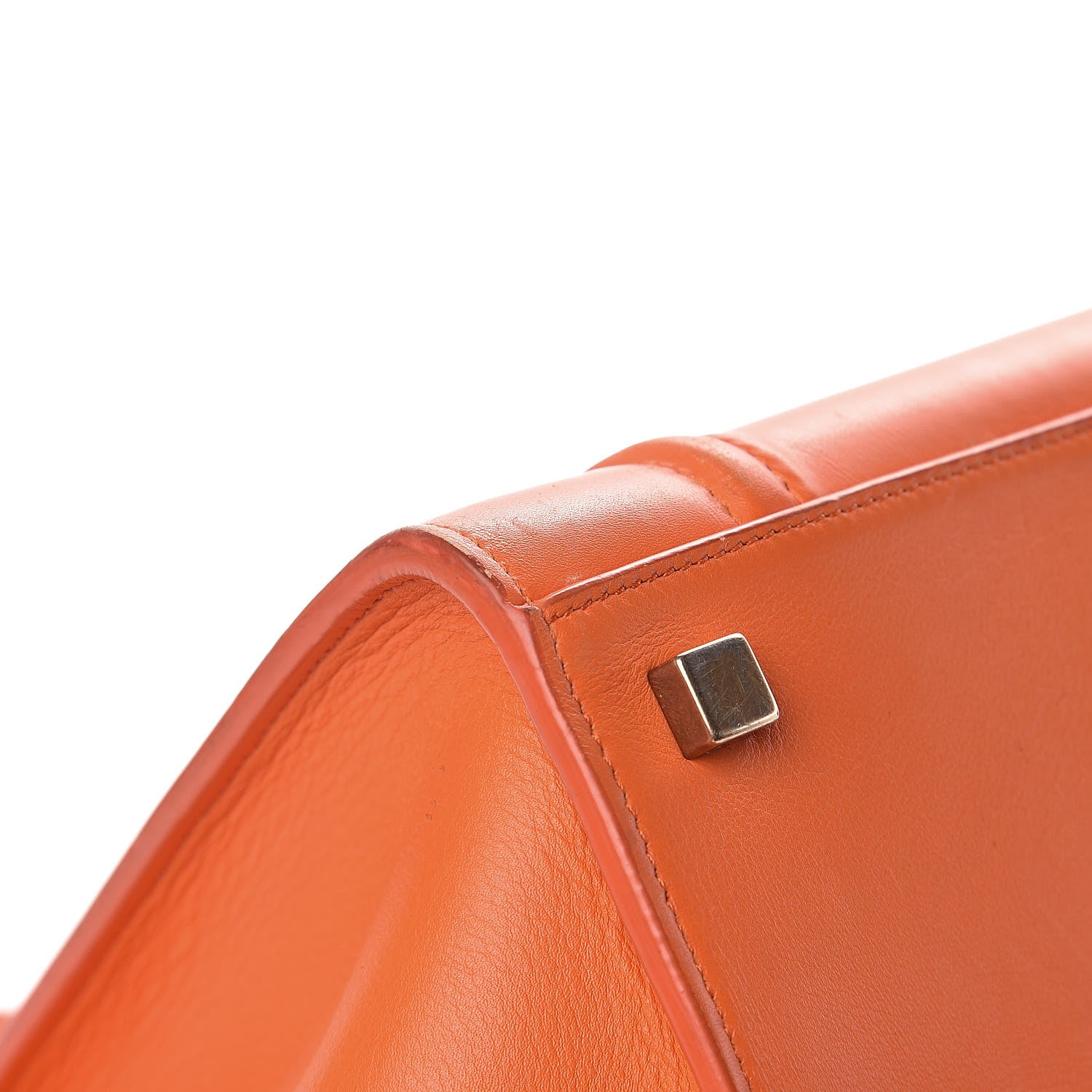 Celine Supple Calfskin Medium Phantom Luggage Orange 19 of 24