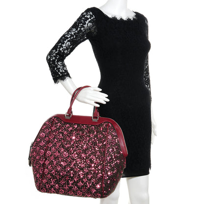 Louis Vuitton Sequin Monogram Sunshine Express North South Burgundy 2 of 7