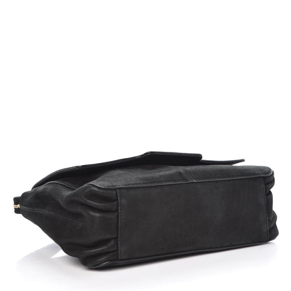 Fendi Metallic Nubuck Shoulder Bag Black 4 of 12