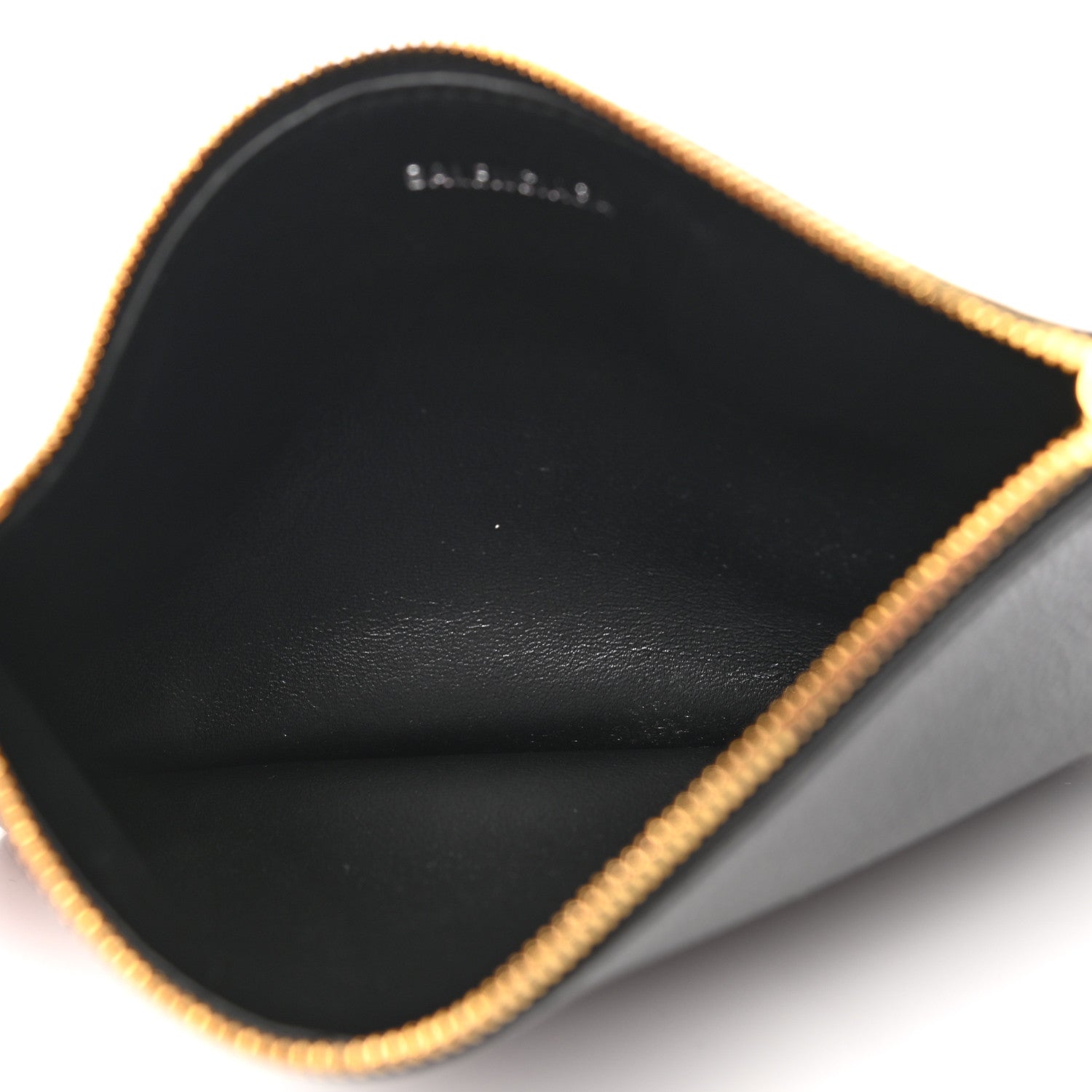 Balenciaga Grained Calfskin Logo Long Coin Card Holder Black 5 of 7