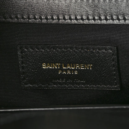 Saint Laurent Calfskin Small Manhattan Shopper Tote Black 6 of 8