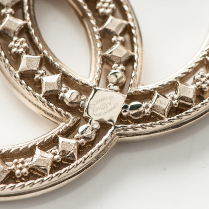 Chanel CC Brooch Light Gold 5 of 5