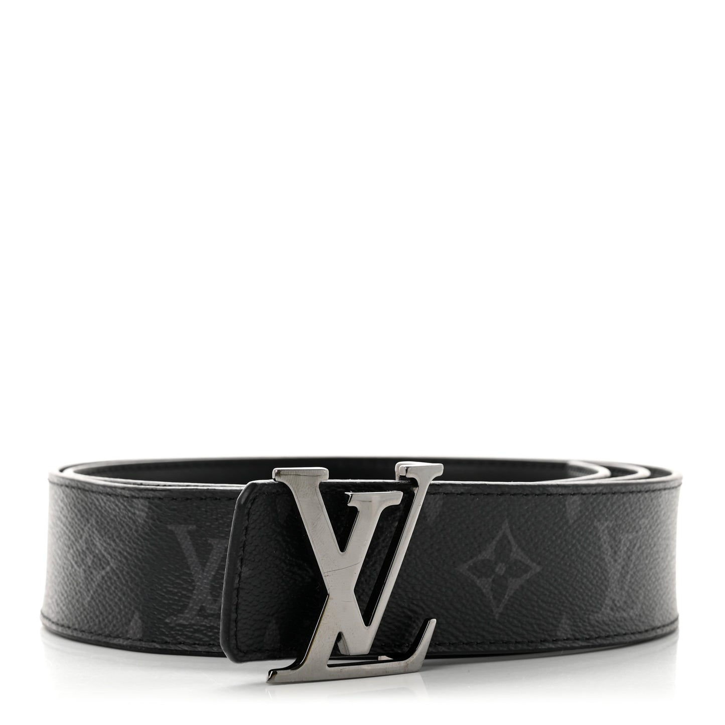 Monogram Eclipse Taigarama 40mm LV Initiales Reversible Belt 100 40 Black