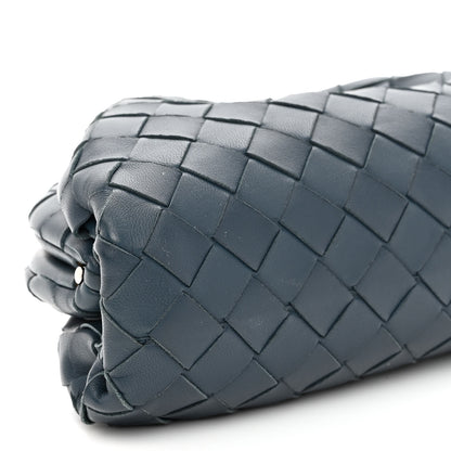 Bottega Veneta Nappa Intrecciato The Mini Pouch Deep Blue 8 of 9