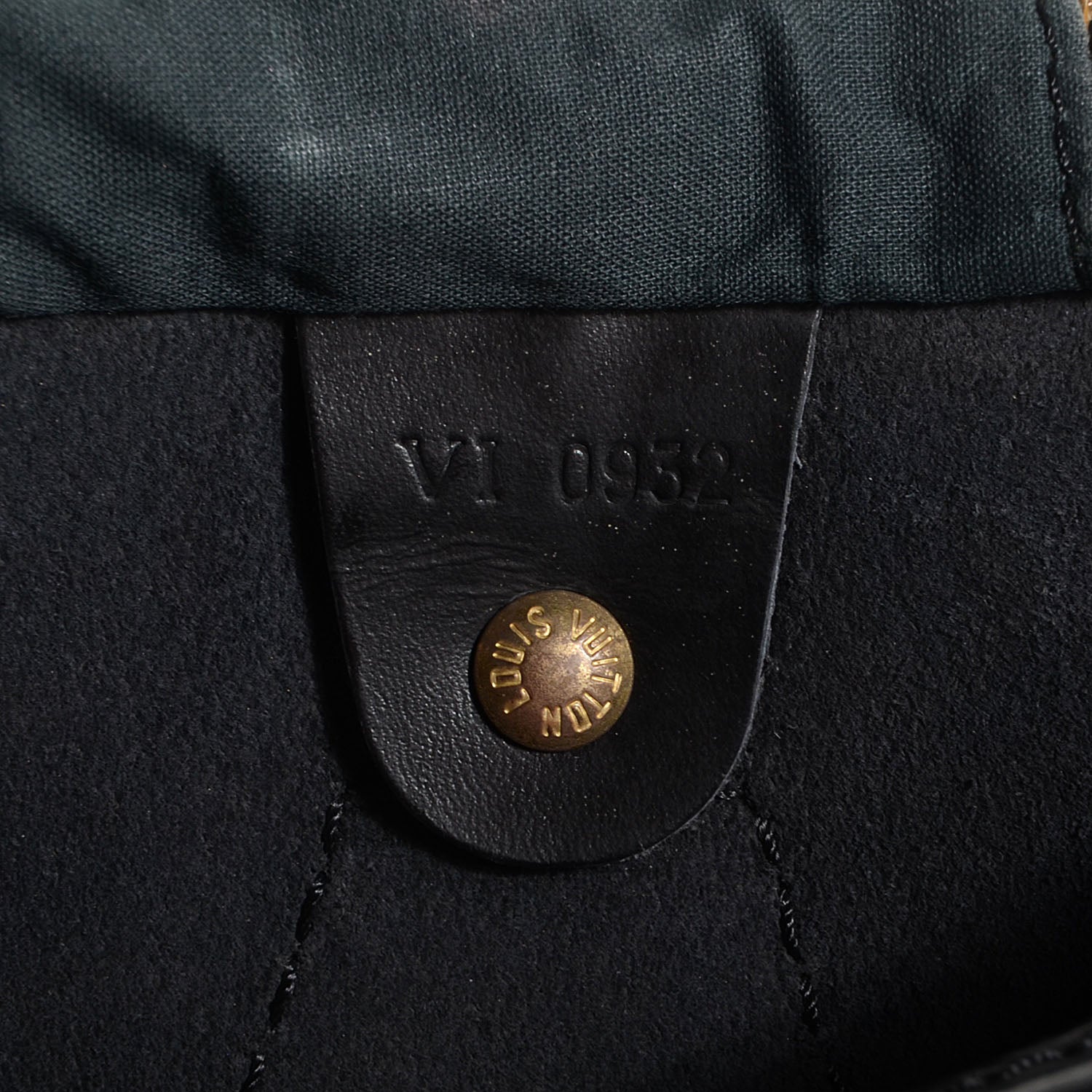 Louis Vuitton Epi Speedy 30 Black 7 of 7