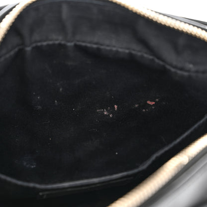 Saint Laurent Calfskin Matelasse Monogram Lou Camera Bag Black 8 of 14
