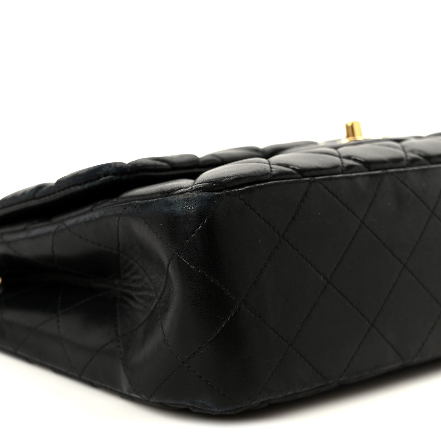 Chanel Lambskin Quilted Jumbo Single Flap Black 10 of 15