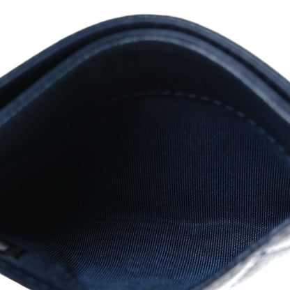 Chanel Caviar Quilted Card Holder Navy 6 of 14