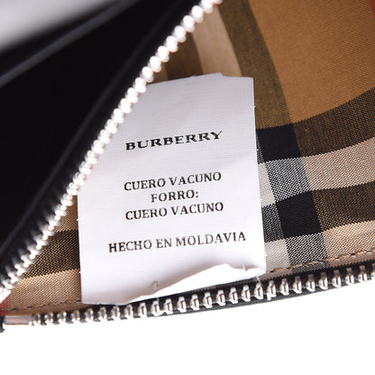 Burberry Calfskin Perforated Logo Hampshire Crossbody Black 8 of 13