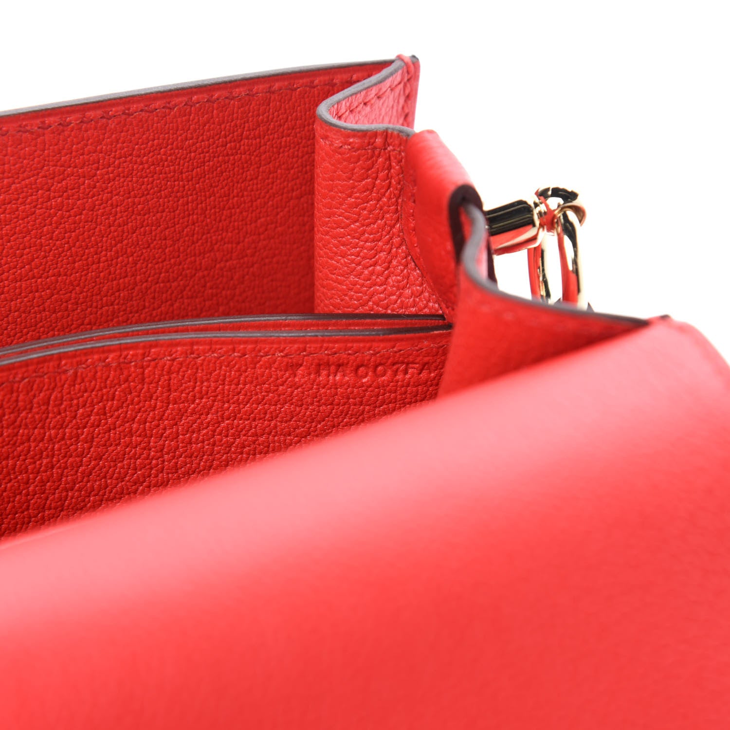 Hermes Evercolor Mini Sac Roulis Rouge De Coeur 9 of 11