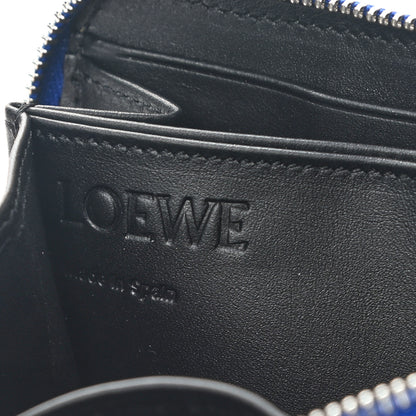 Loewe Calfskin Woven Wallet On Strap Electric Blue 6 of 7