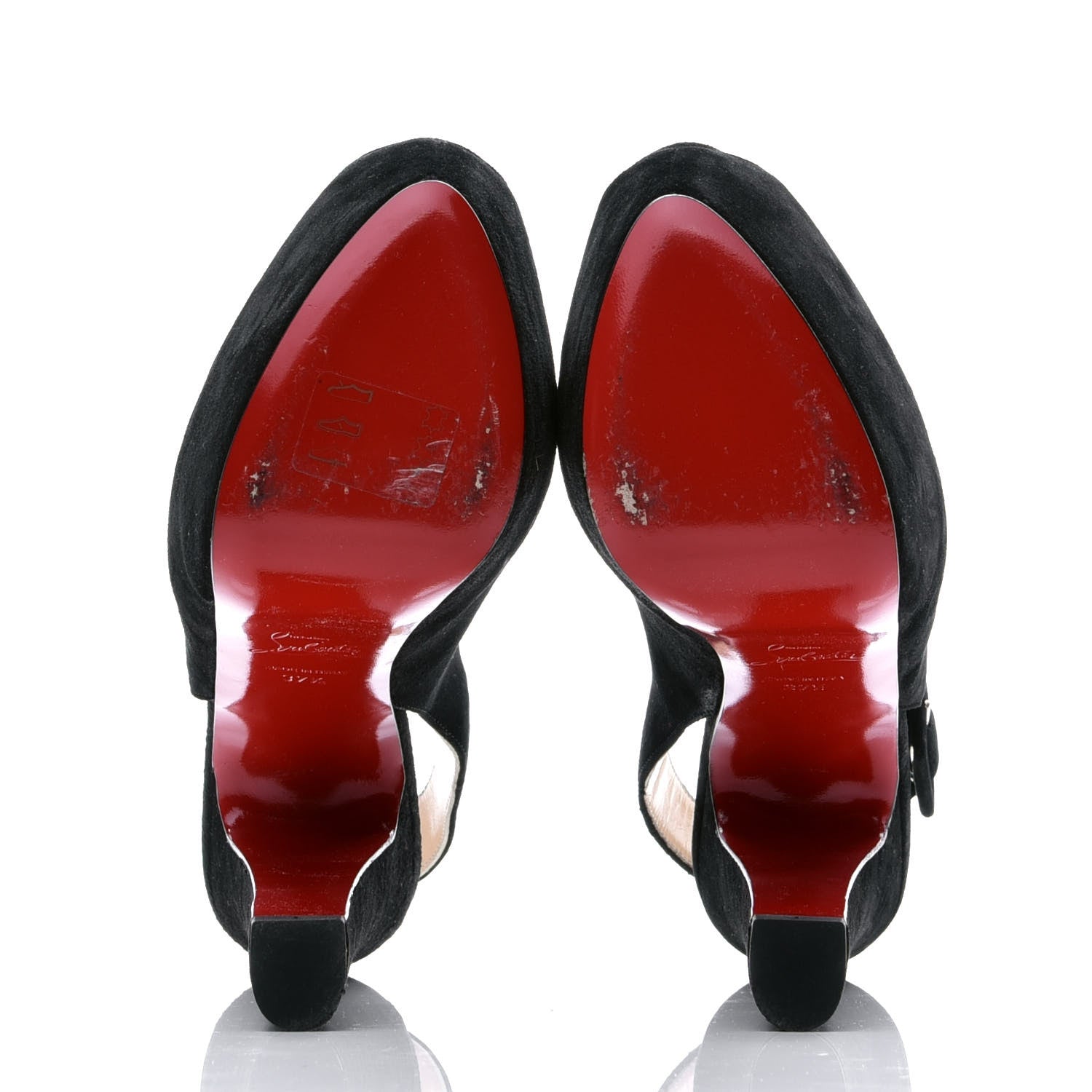 Christian Louboutin Veau Velours Tartarina 160 Pumps 37.5 Black 6 of 10