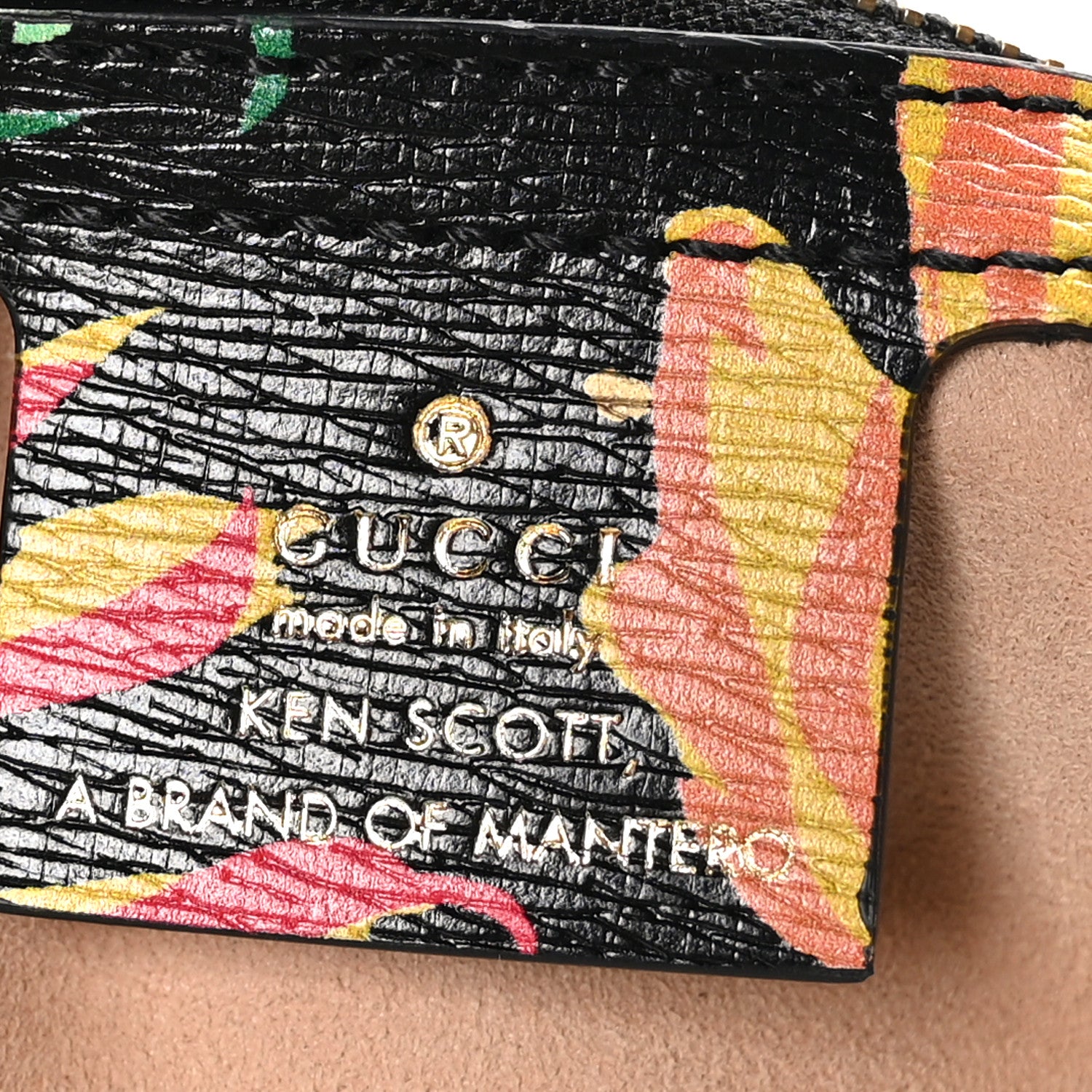 Gucci X KEN SCOTT New Shangai Calfskin Jenny Floral Print Small Jackie 1961 Hobo Black Pink 6 of 10