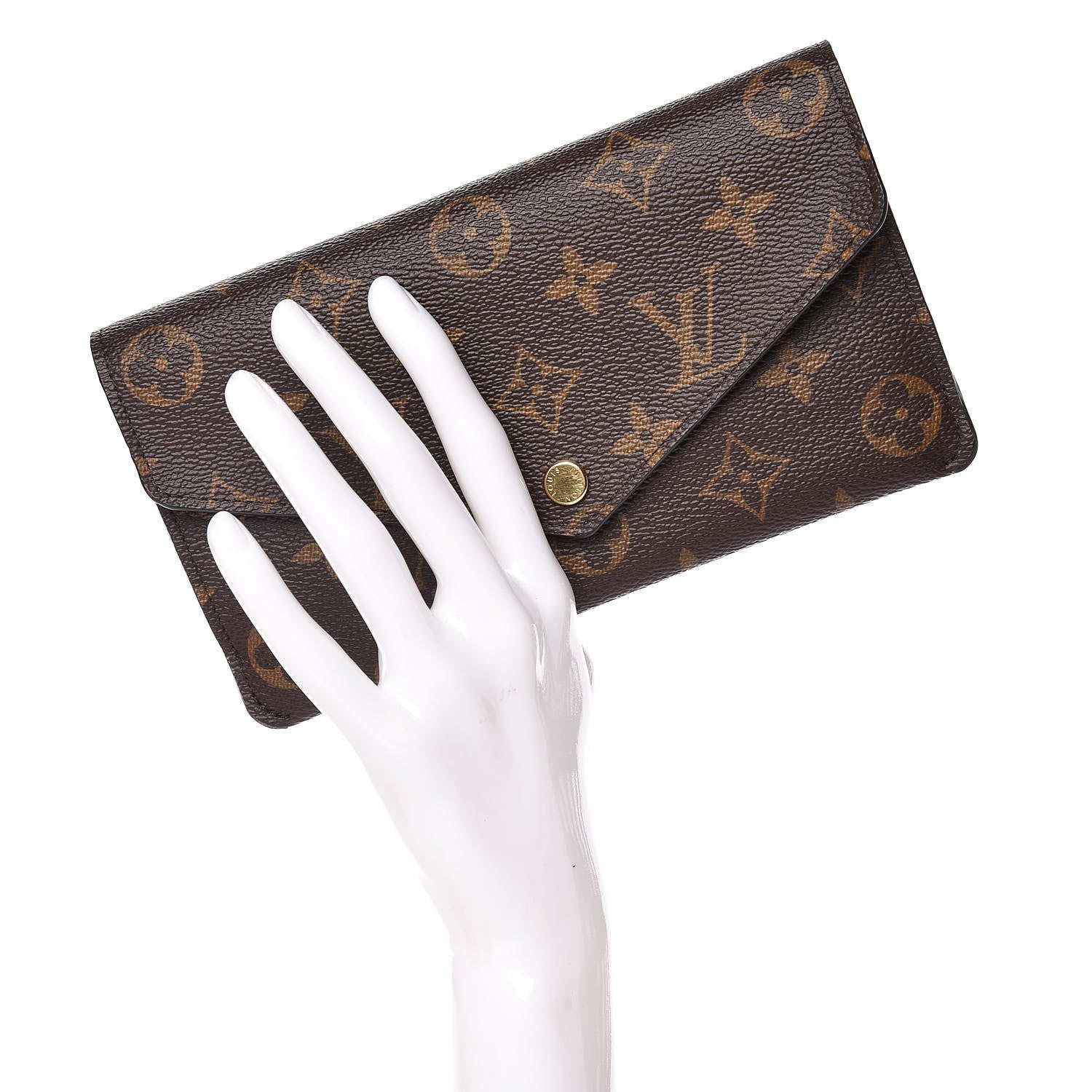 Louis Vuitton Monogram Jeanne Wallet Rose Ballerine 2 of 10