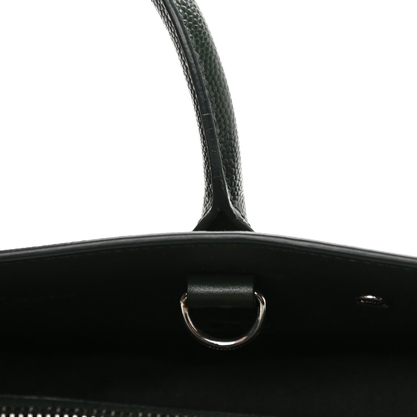 Grained Calfskin Baby Sac De Jour Dark Pine