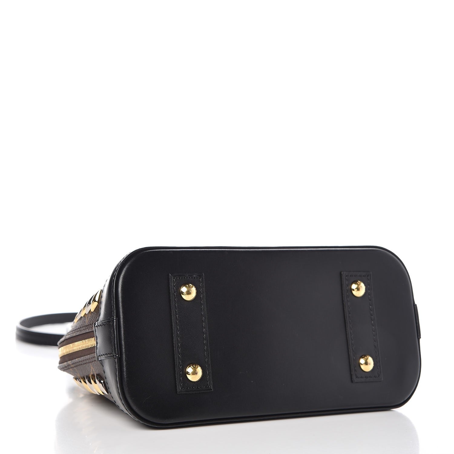 Louis Vuitton Monogram Macassar Studded Alma BB 4 of 7