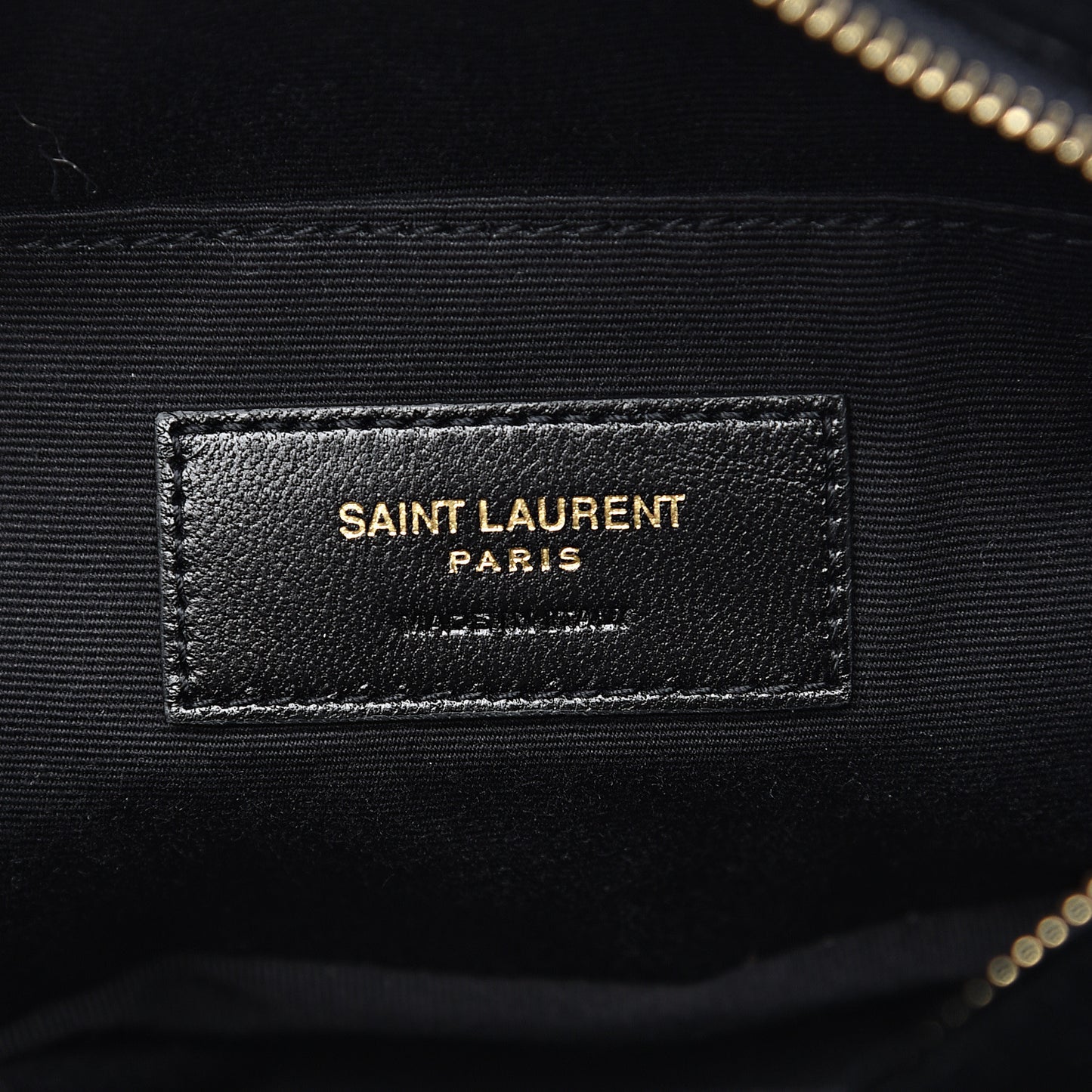 Velour Matelasse Monogram Lou Belt Bag Black