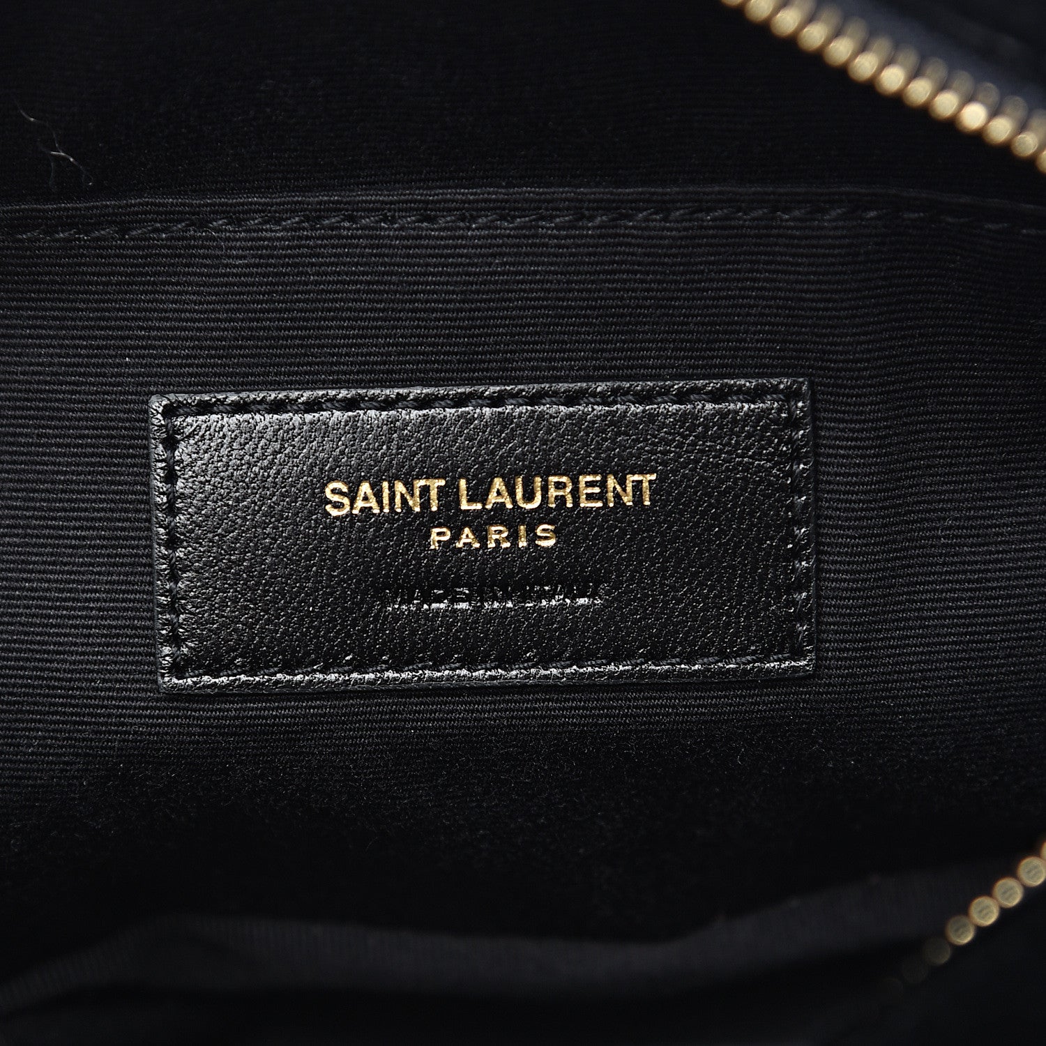 Saint Laurent Velour Matelasse Monogram Lou Belt Bag Black 5 of 8