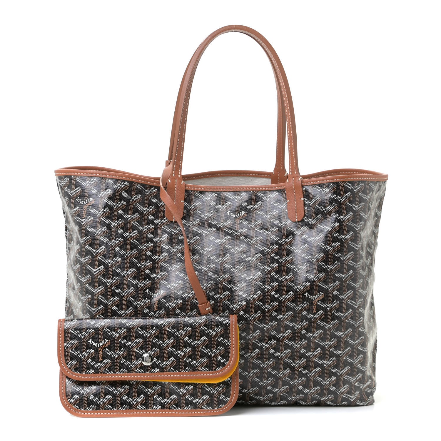 Goyard Goyardine Saint Louis PM Black Gold 1 of 6